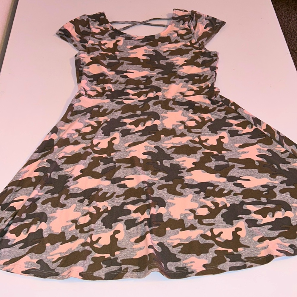 Girls Camouflage Dress